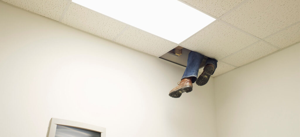 fall through ceiling accident at work claims